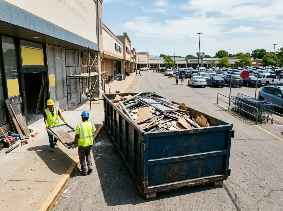 retail-store-renovation-debris-003 — frequently asked questions, Roll-off Dumpster Rentals in Camp Swift, TX